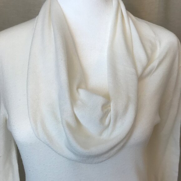 Flattering Cowl Neck Top - Great for Under Jackets, Blazers, Zip Hoodies - Picture 1 of 3